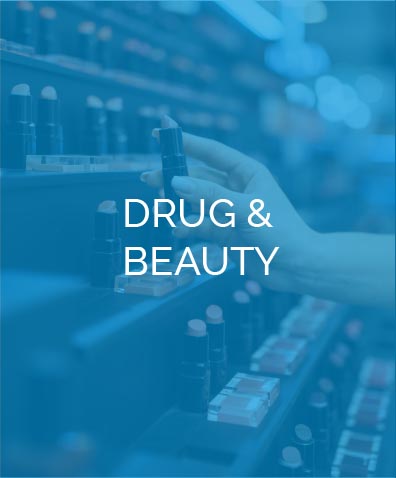 Market tiles – drug and beauty