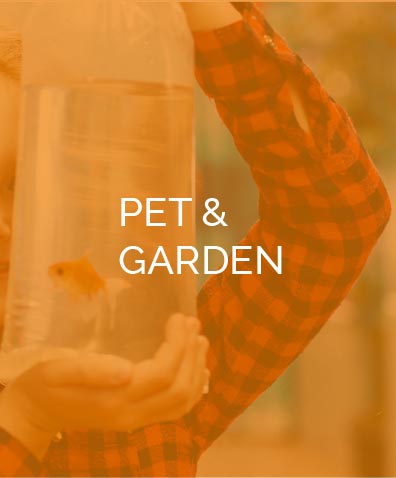 Market tiles – pets and garden – orange